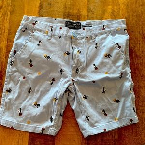 Raw Yarn - Light Blue Short with Dogs